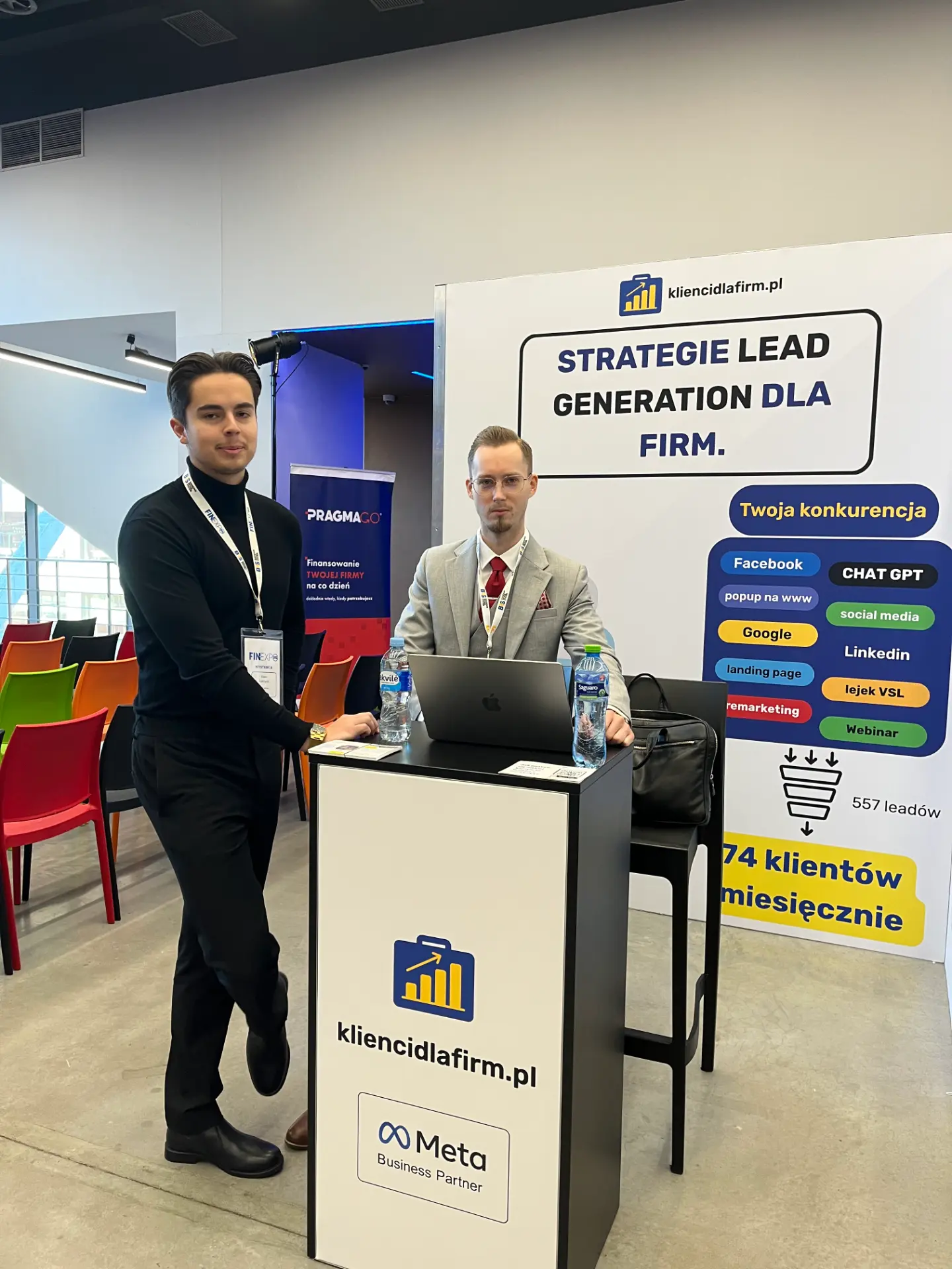 Stanowisko kliencidlafirm.pl na targach Fin-Expo w Warszawie