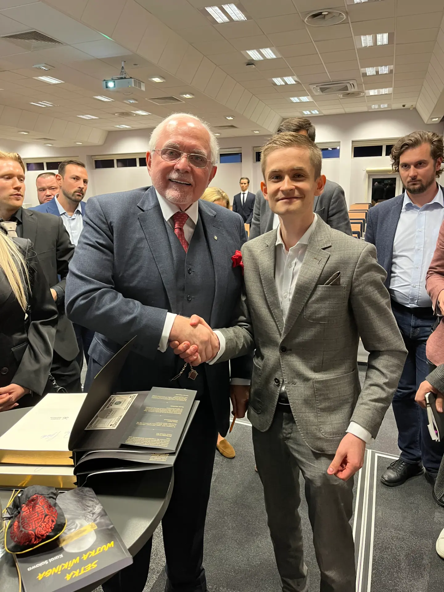 Prezes Dawid Koprowski z Danem Peną